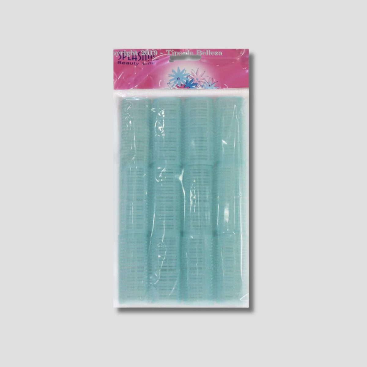 1485 28 SPLASH VELCRO AZUL CIELO 28M 12 PIEZAS