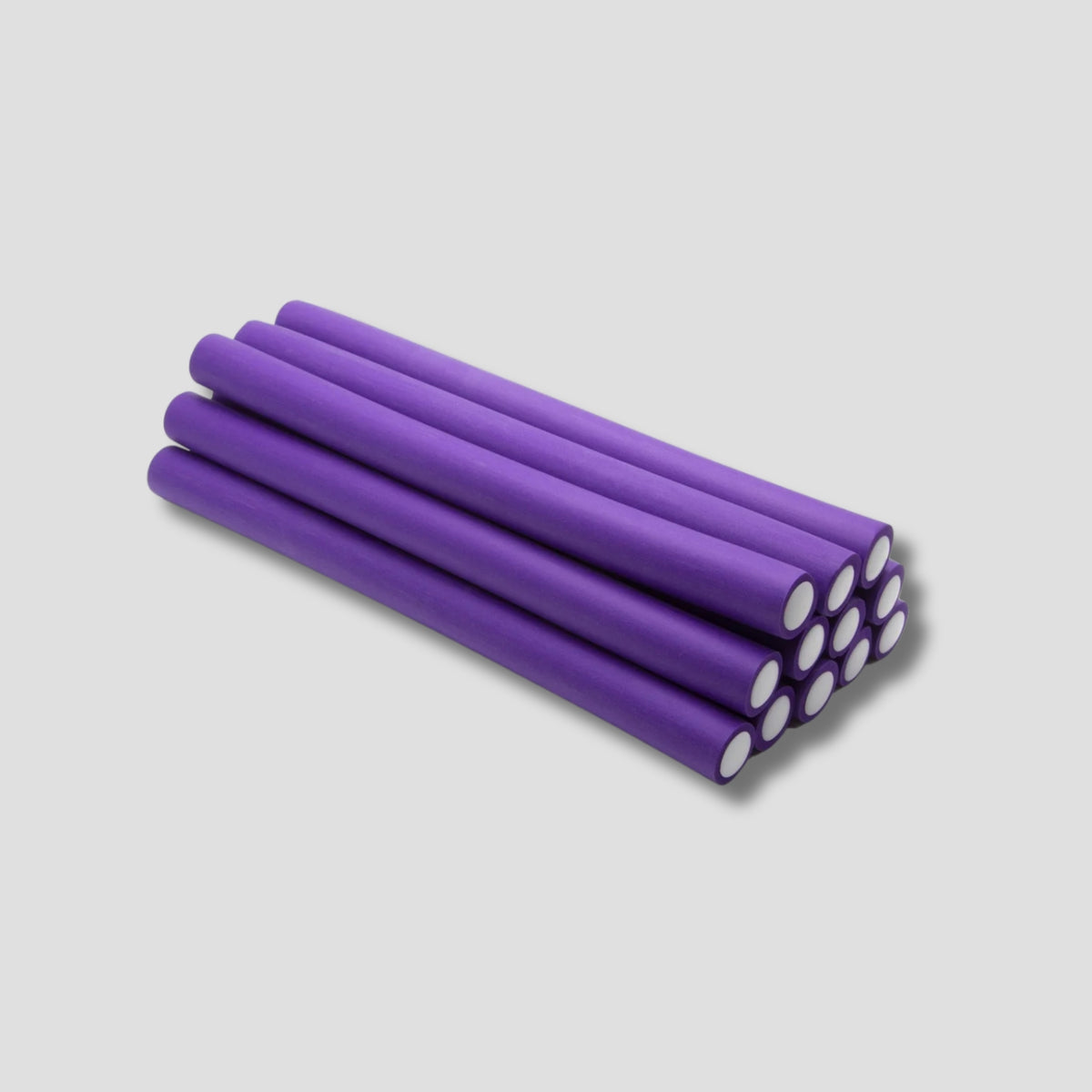 1566-20 SPLASH FLEXIBLE PARA CABELLO MORADO 20 MM GRANDE 12 PIEZAS