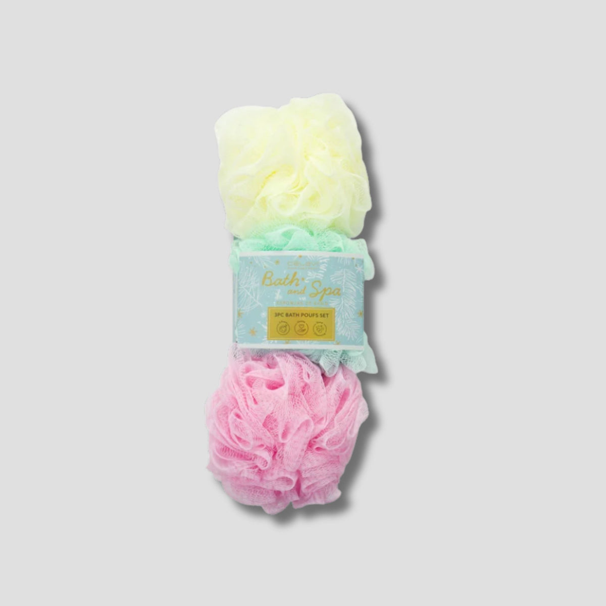 45234 CELAVI ESPONJA PARA BAÑO 3PC