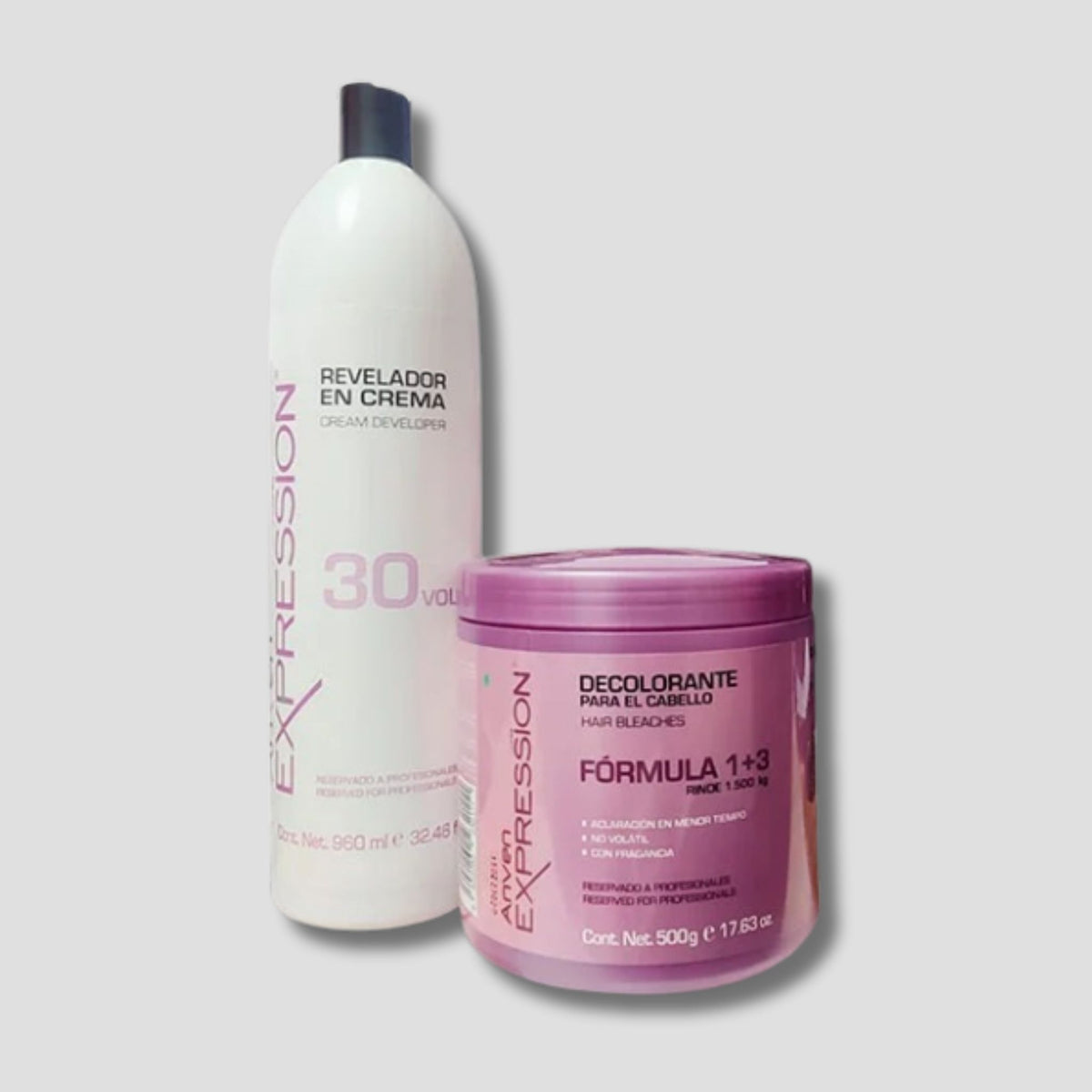 EXPRESSION DECOLORANTE 500 GR CON PEROXIDO