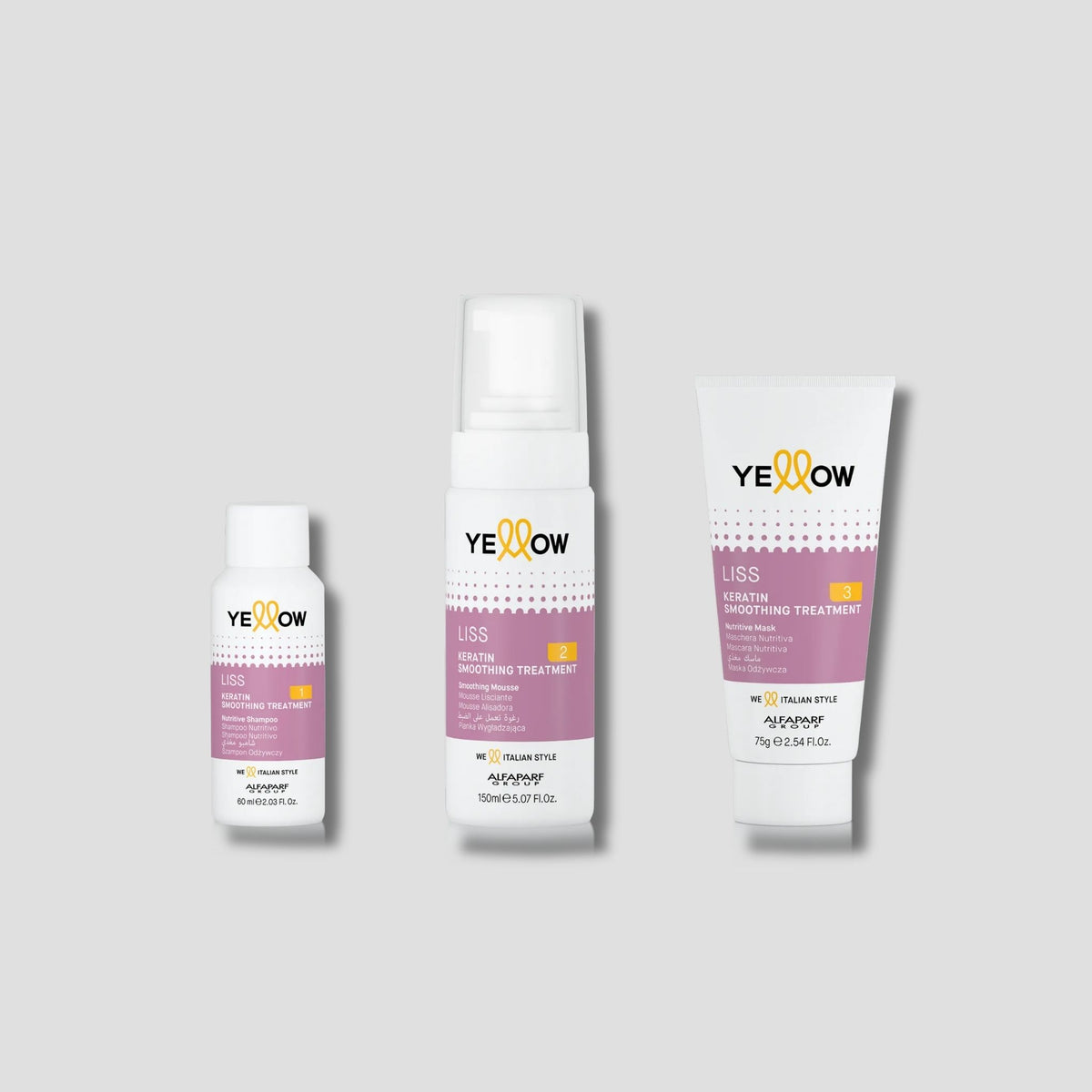 YELLOW LISS KERATIN SMOOTHING TREATMENT