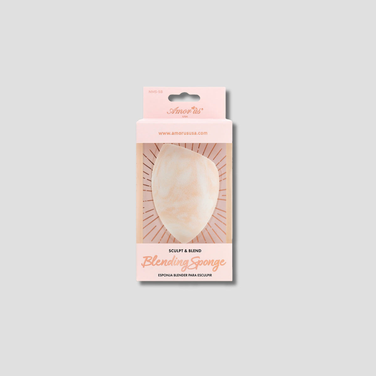 AMORUS ESPONJA GOTA DIAGONAL PARA MAQUILLAJE NMSSB