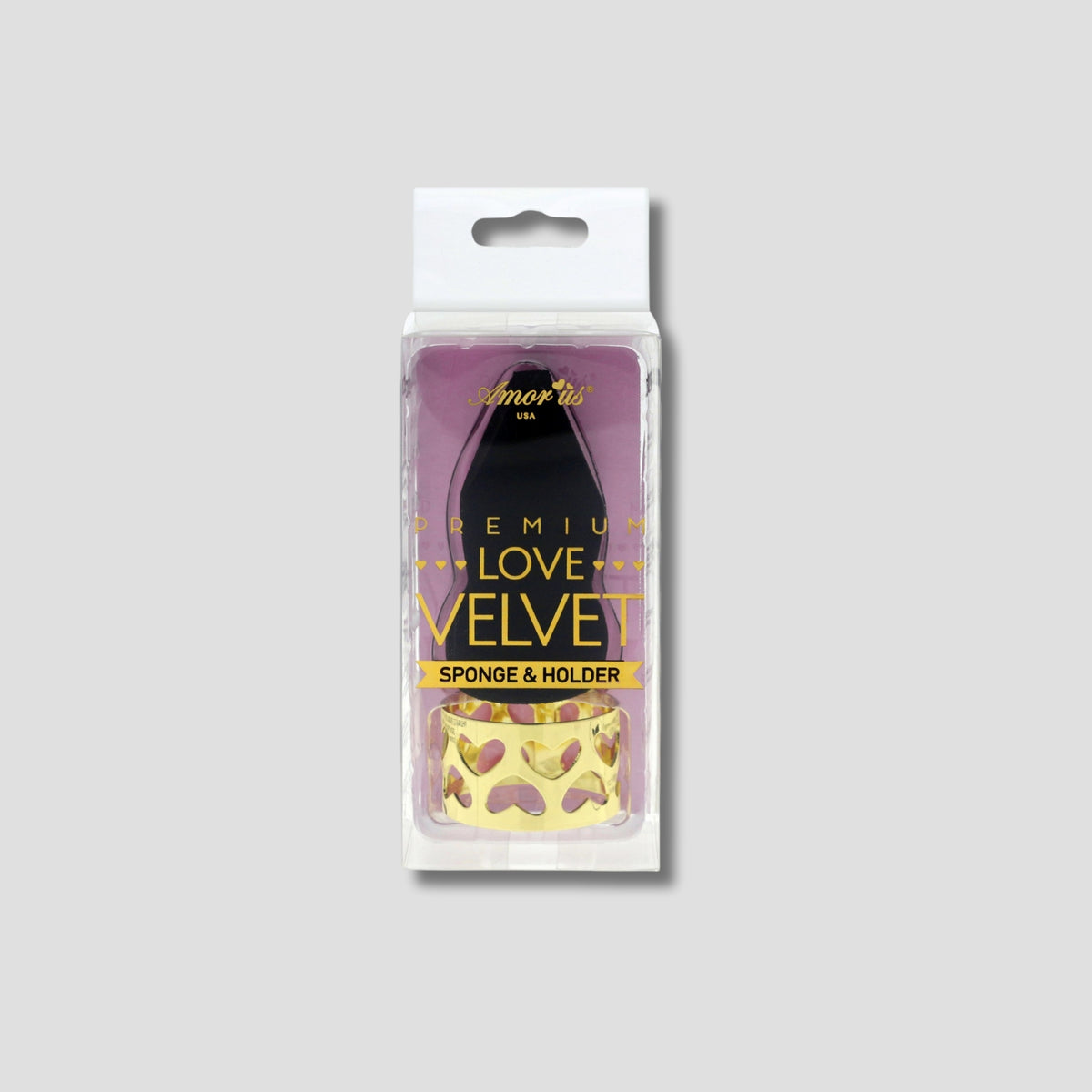 AMORUS LOVE VELVET ESPONJA BLENDER NEGRA/BASE