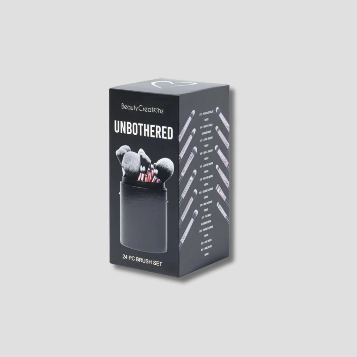 BS-UB BEAUTY CREATIONS BRUSH SET UNBOTHERED 24 PIEZAS