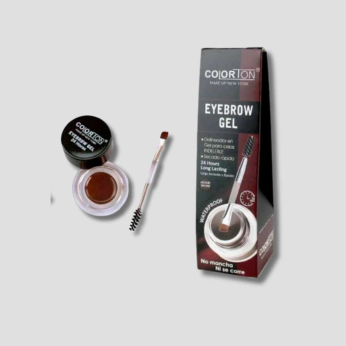 C103 COLORTON GEL INDELEBLE PARA CEJAS MEDIUM BROWN