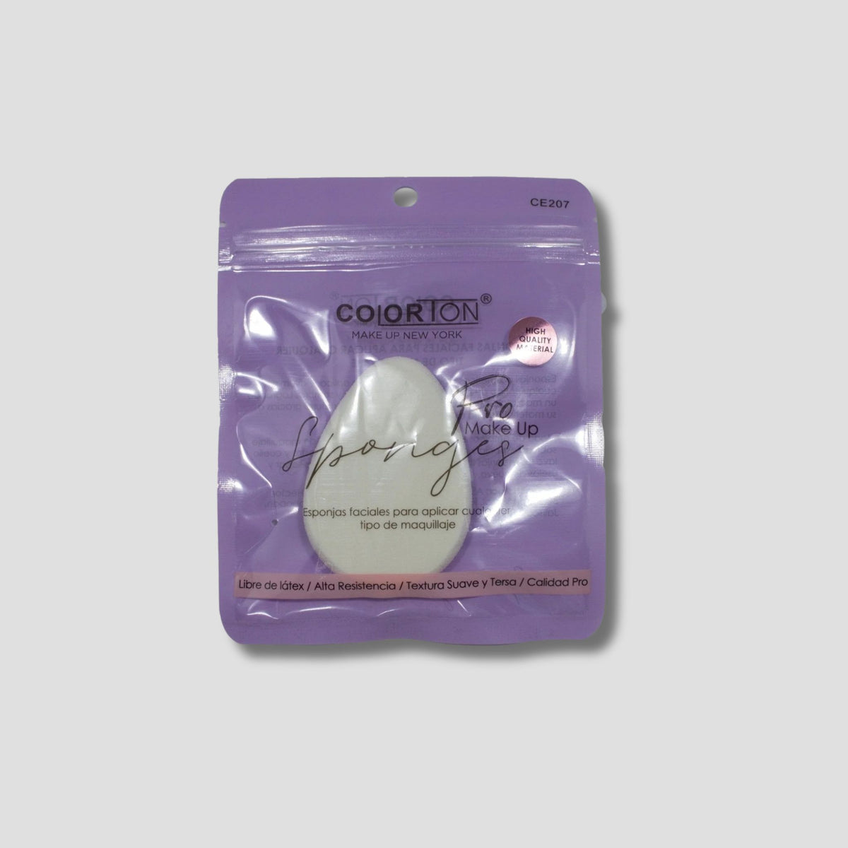 COLORTON ESPONJA COSMETICA OVALADA CE207
