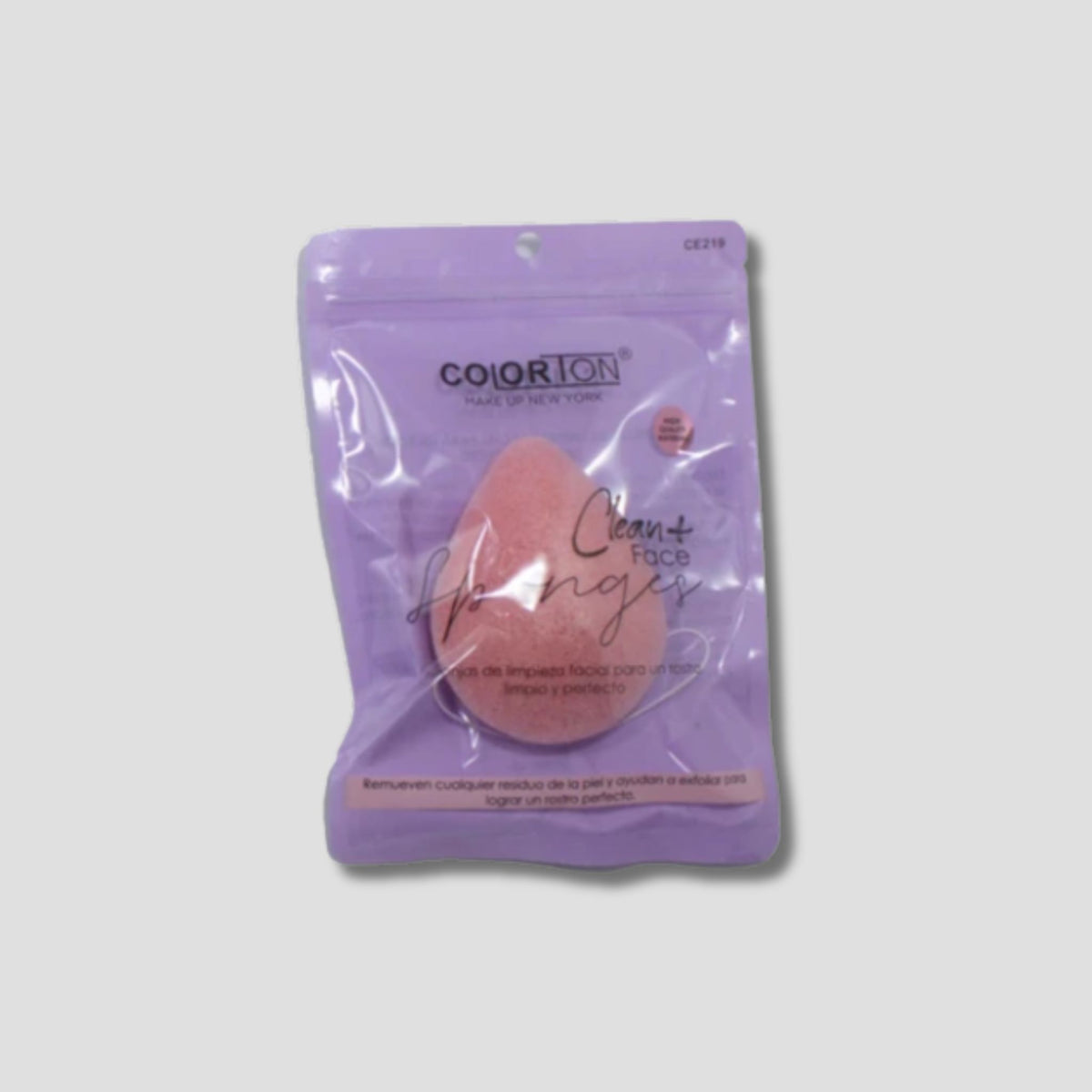 CE219 COLORTON KONJAC ESPONJA LIMPIEZA FACIAL PROFUNDA 1PZA.