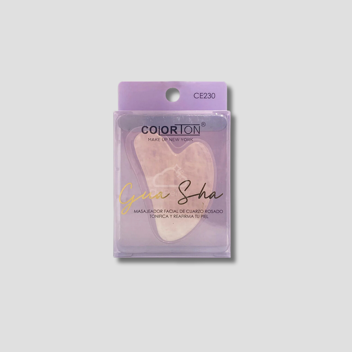 CE230 COLORTON GUA SHA MASAJEADOR FACIAL DE CUARZO