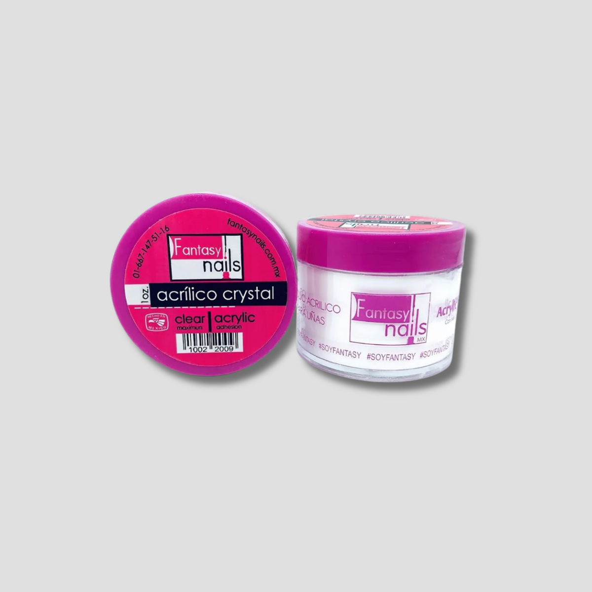 FANTASY NAILS POLVO ACRILICO CRYSTAL 1 OZ