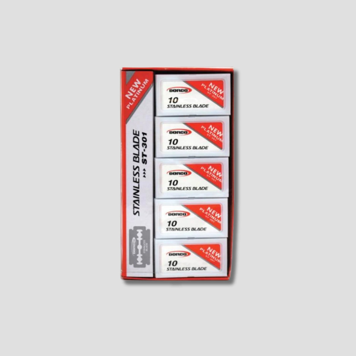 DORCO ROJA CAJA DE NAVAJAS 100PZ