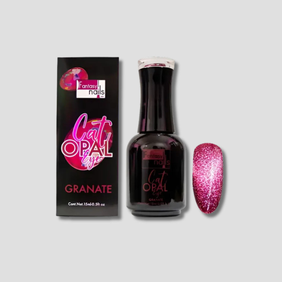FANTASY NAILS CAT OPAL EYE GRANATE