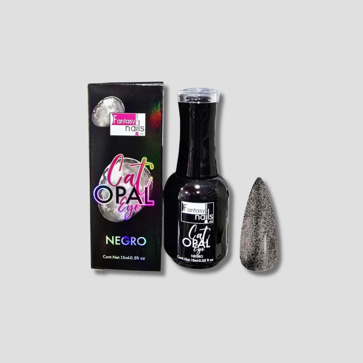FANTASY NAILS CAT OPAL EYE NEGRO