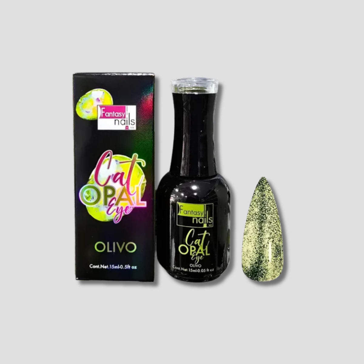 FANTASY NAILS CAT OPAL EYE OLIVO
