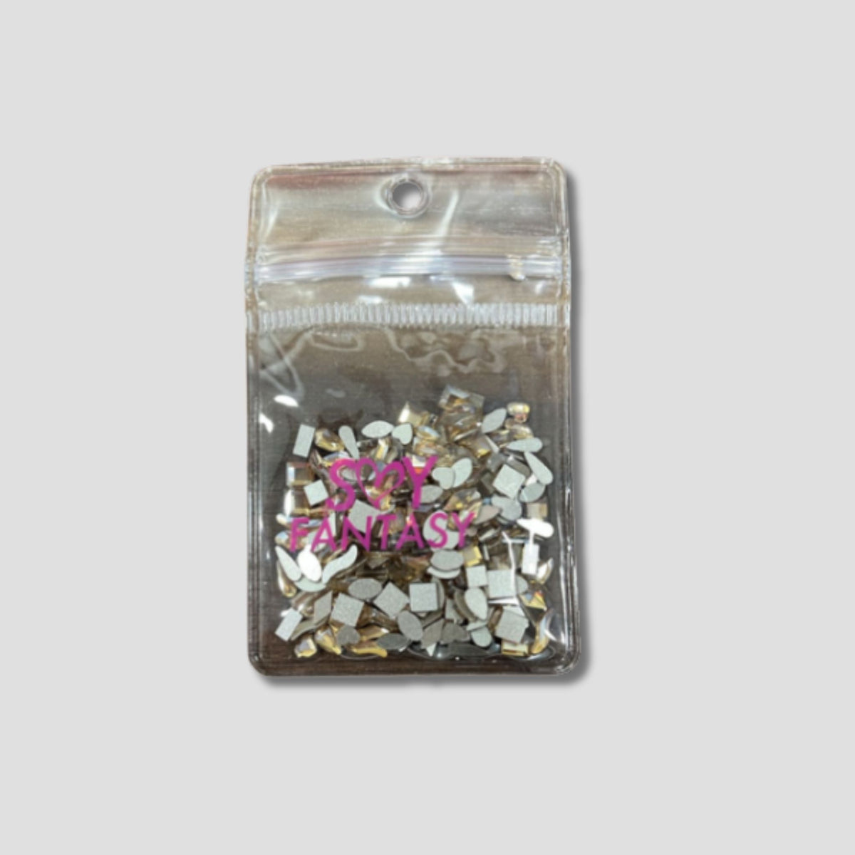 FANTASY NAILS MINI CRISTALES MIX GOLD