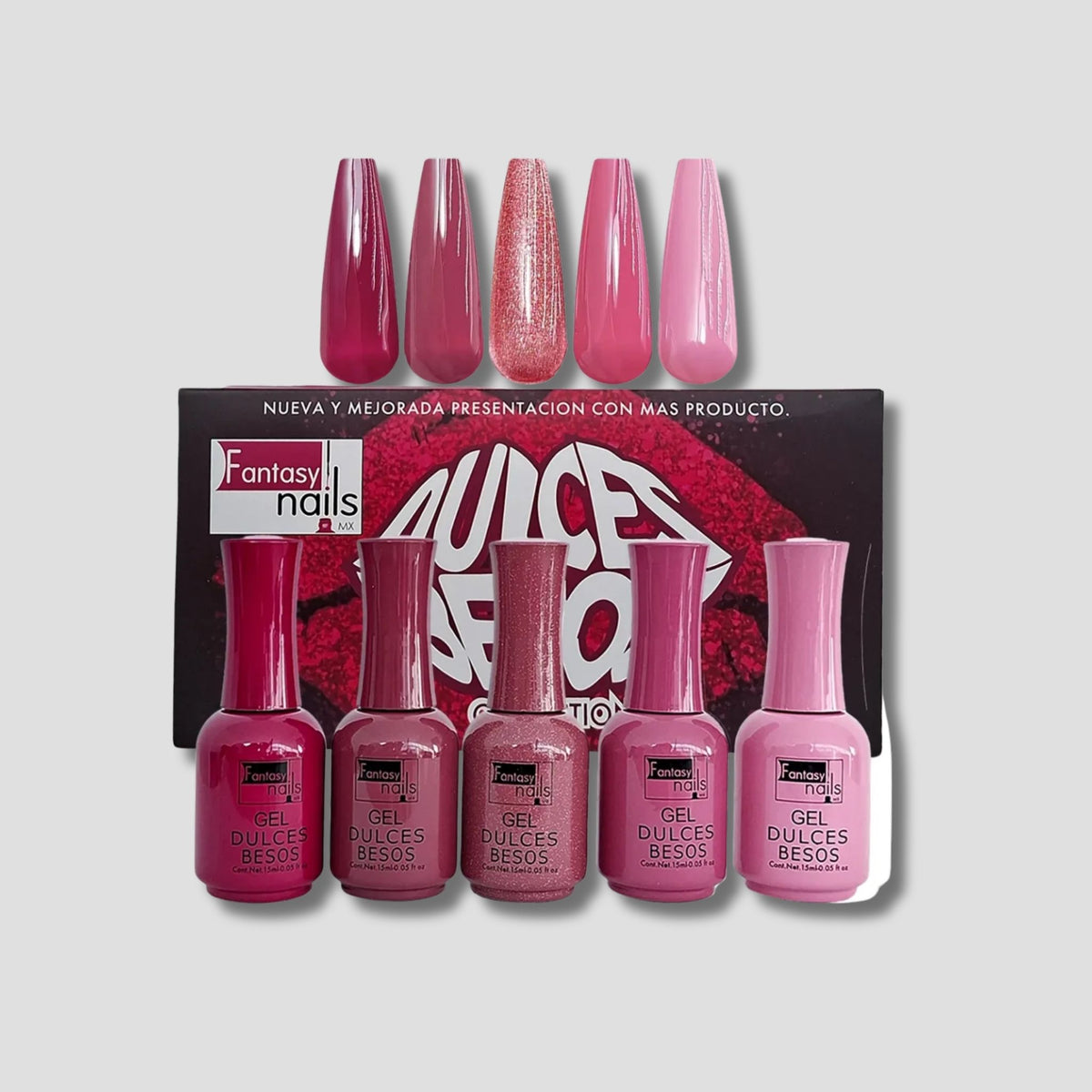 FANTASY NAILS COLECCIÓN DULCES BESOS