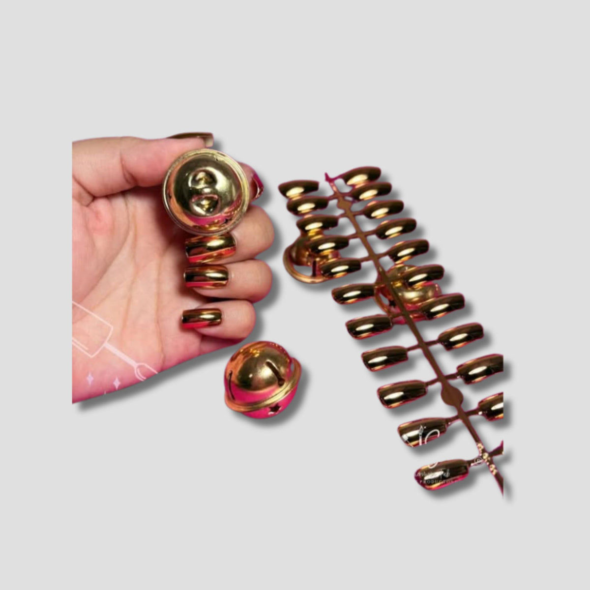 FANTASY NAILS FALSE NAILS DORADO