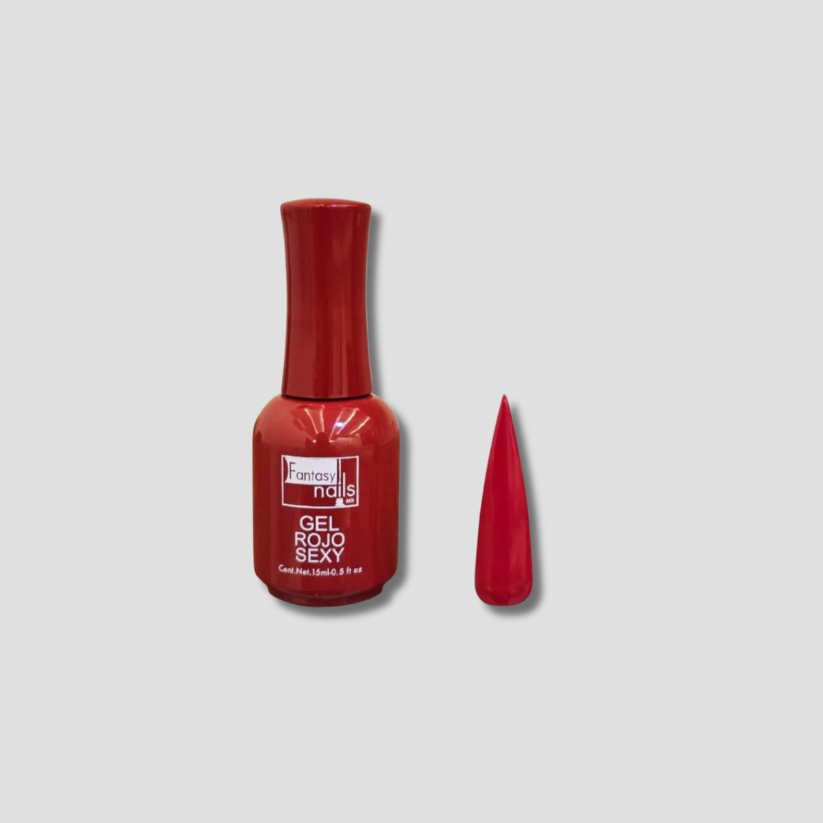FANTASY NAILS GEL POLISH #90 ROJO SEXY