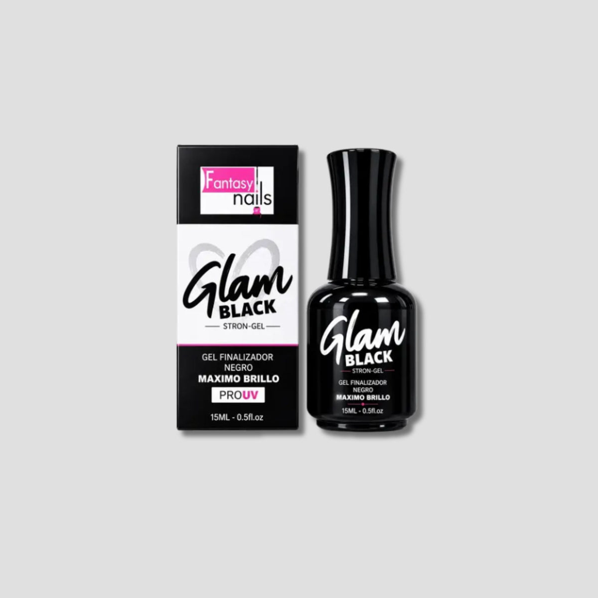 FANTASY NAILS GEL GLAM BLACK