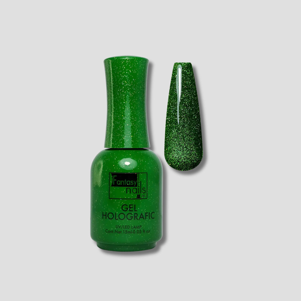 FANTASY NAILS GEL HOLOGRAFIC 05 VERDE
