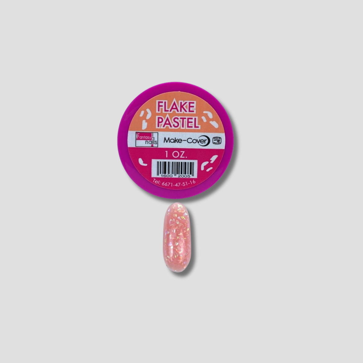 FANTASY NAILS POLVO ACRILICO FLAKE PASTE