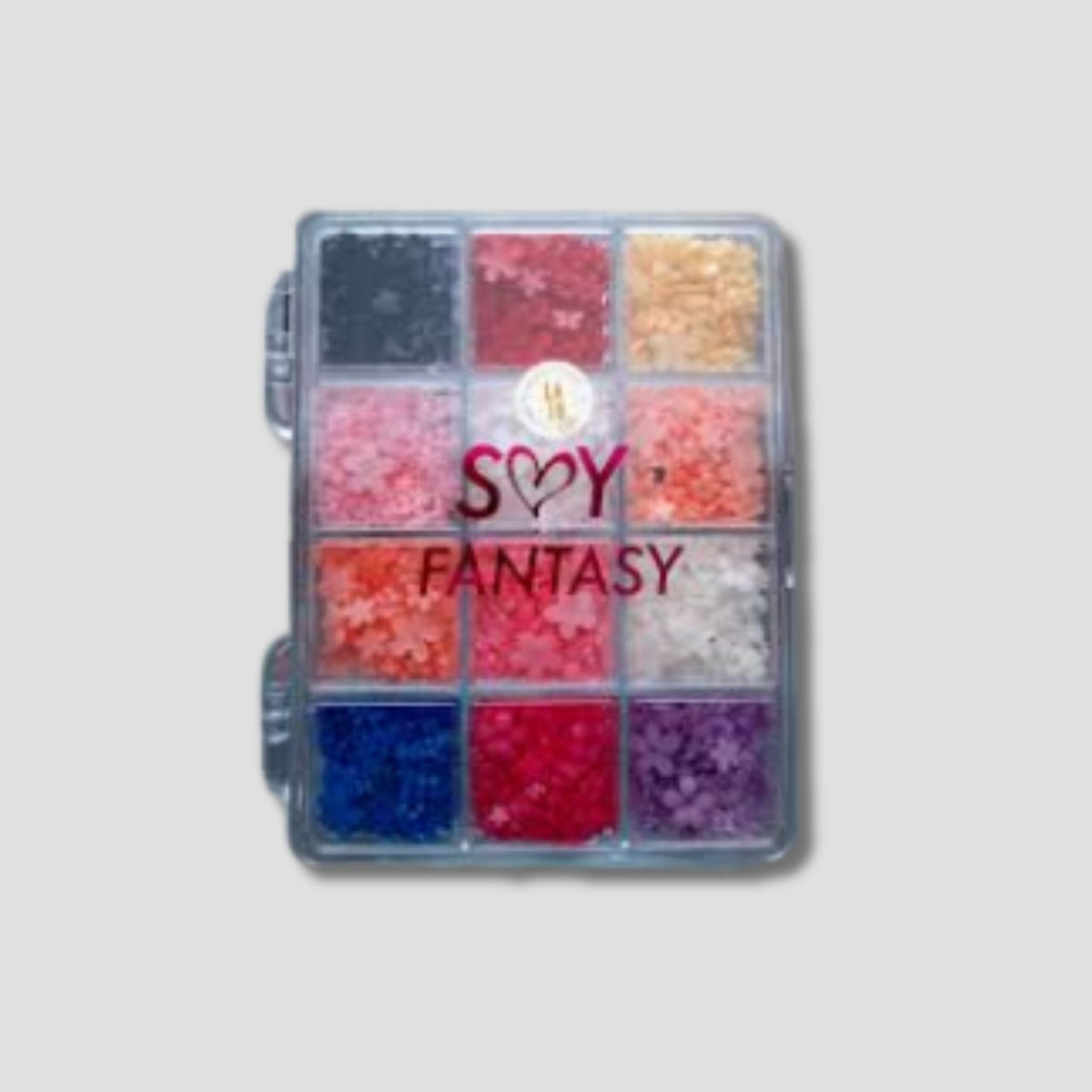 FANTASY NAILS SET DE FLORES MIX