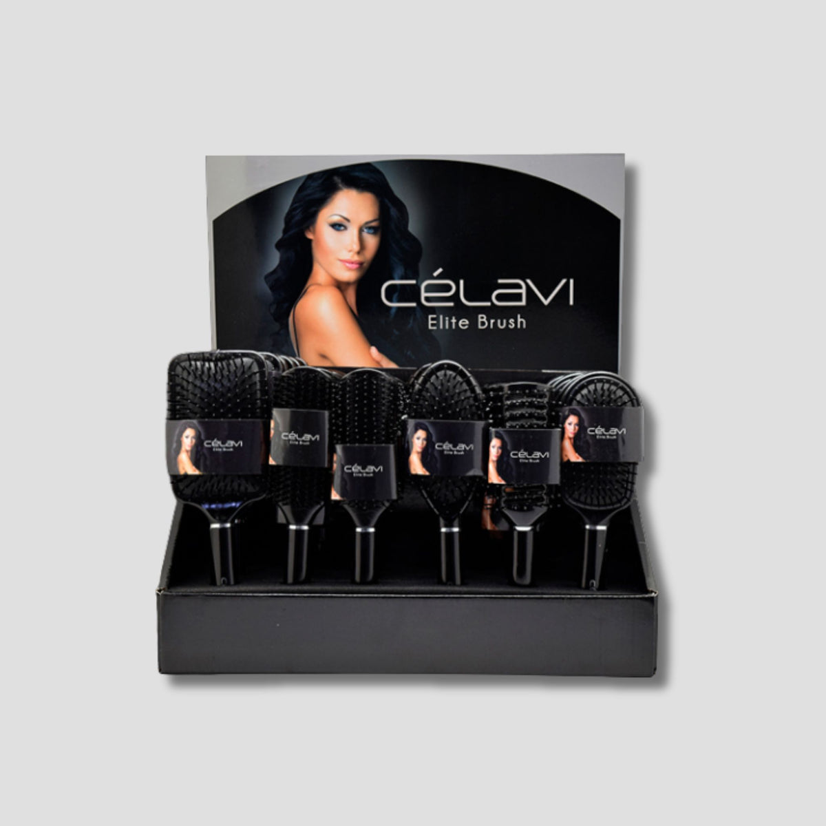 HRSET007 CELAVI SET DE CEPILLOS BLACK 36 PCS