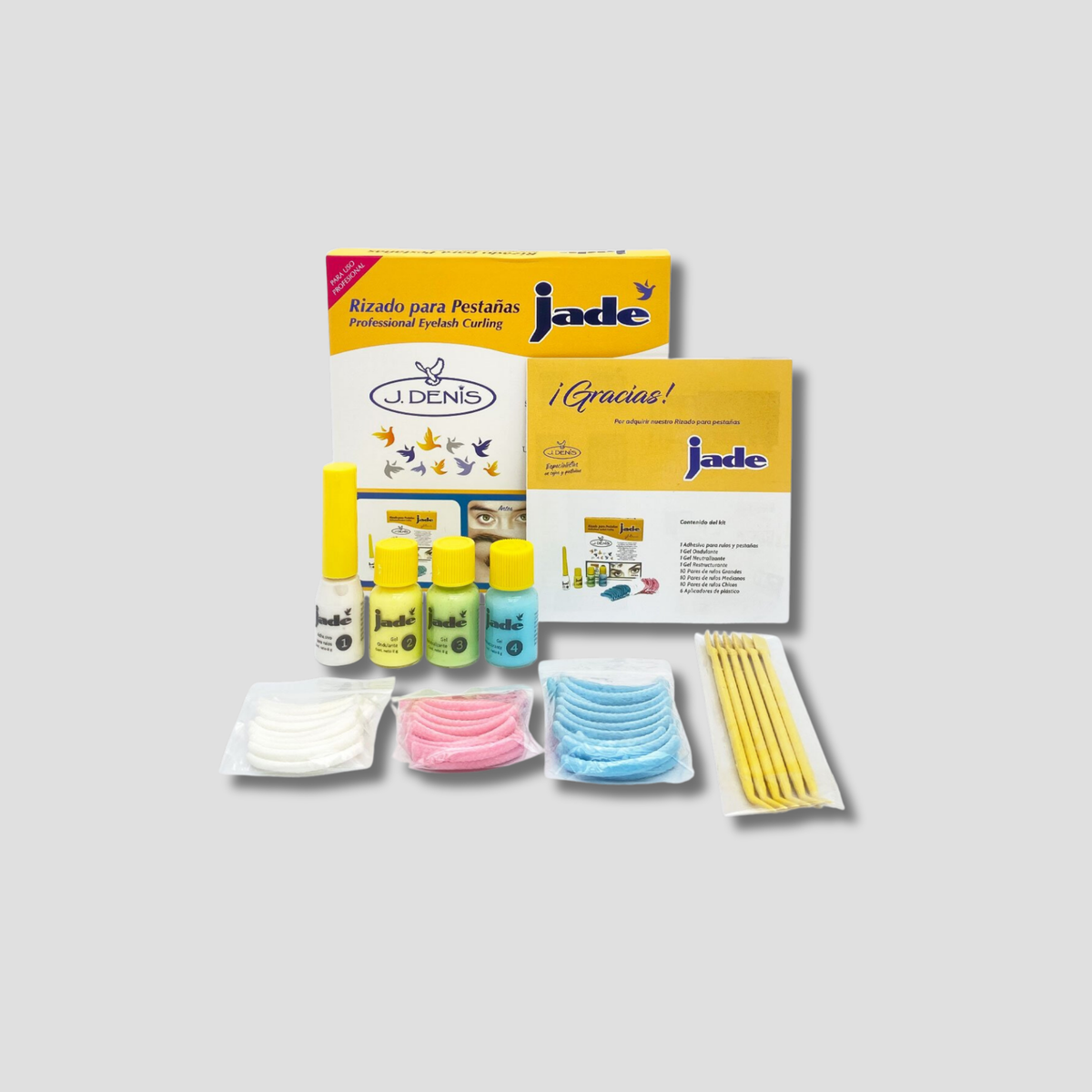 JADE KIT RIZADO DE PESTAÑA EN GEL