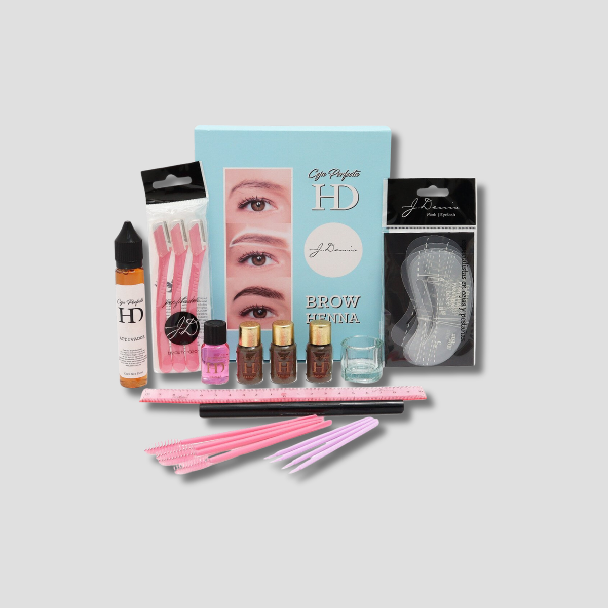 J DENIS KIT HD BROW HENNA P/ CEJAS