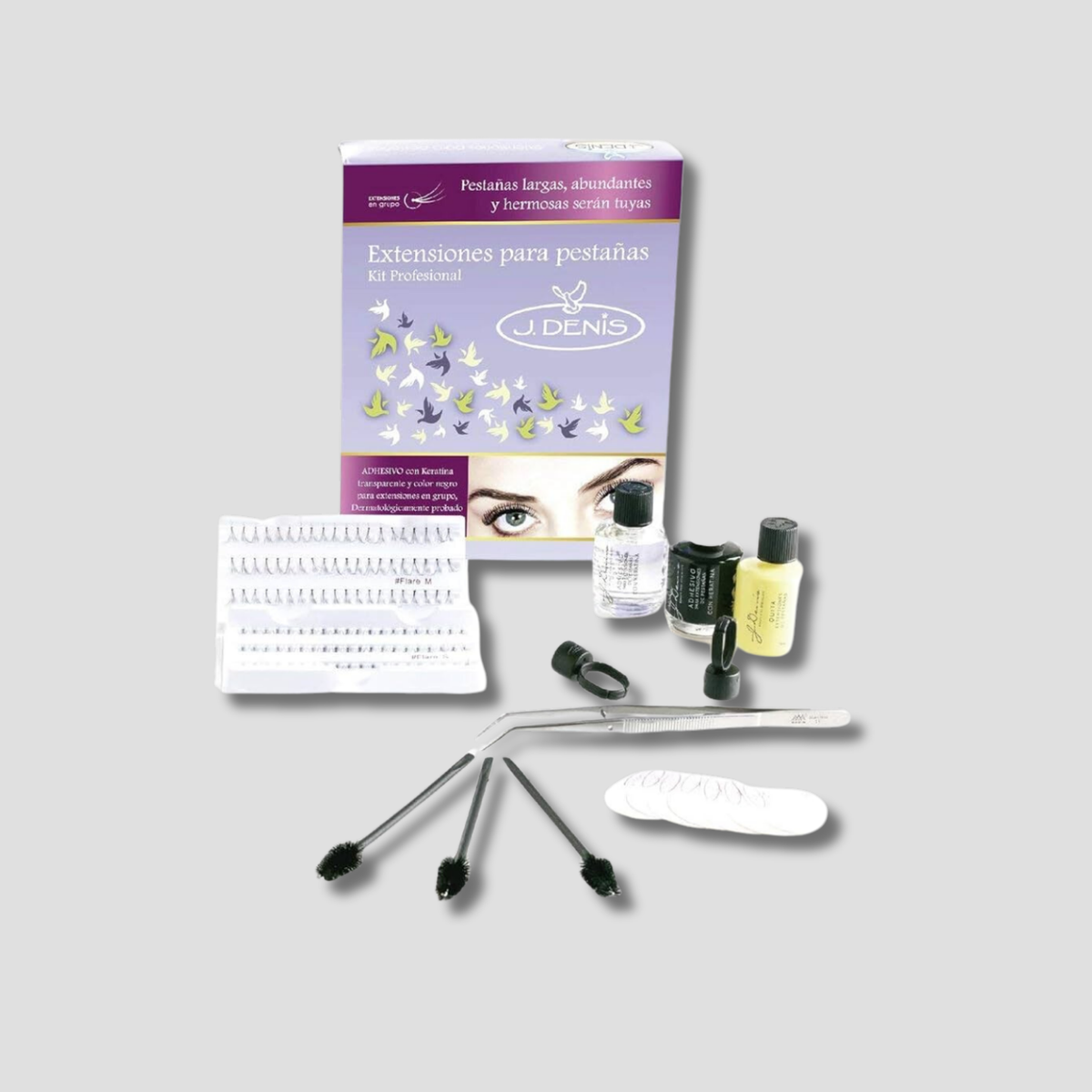 J DENIS KIT PROFESIONAL PARA EXTENSION DE PESTAÑAS