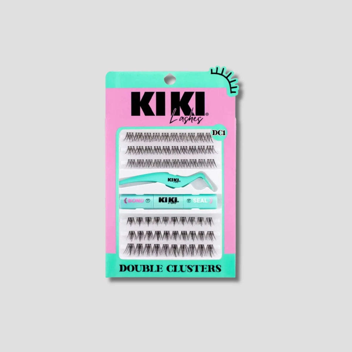 KIKI LASHES KIT DE PESTAÑAS DC1 DOUBLE CLUSTERS