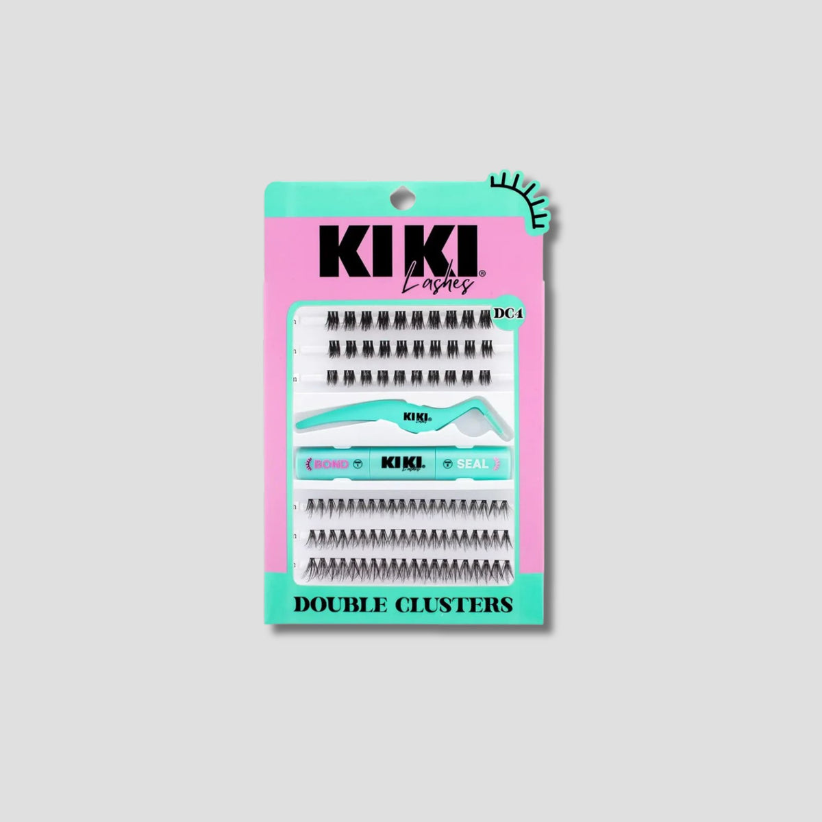 KIKI LASHES KIT DE PESTAÑAS DC4 DOUBLE CLUSTERS