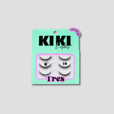 KIKI LASHES PESTAÑAS 3 PARES