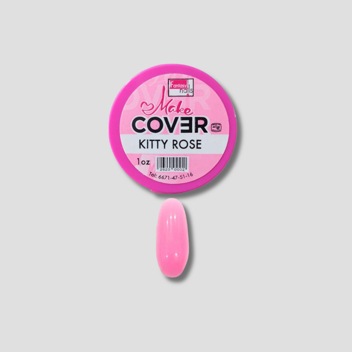 FANTASY NAILS POLVO ACRILICO MAKE COVER KITTY ROSE 1 OZ