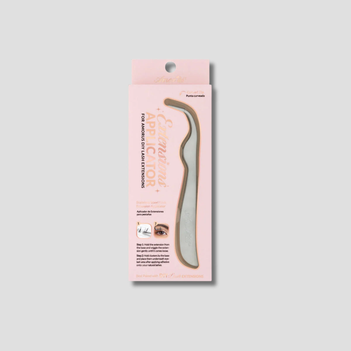 LAN03 AMORUS PINZA PARA APLICACIÓN DE EXTENSIONES DE PESTAÑAS