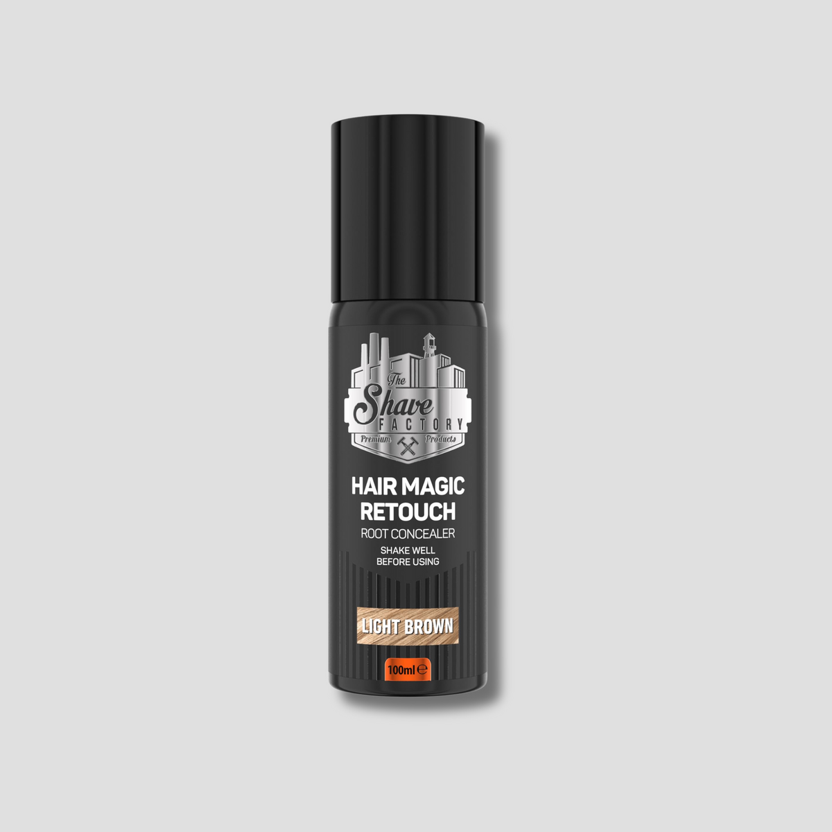 THE SHAVE FACTORY SPRAY RETOCADOR LIGHT BROWN