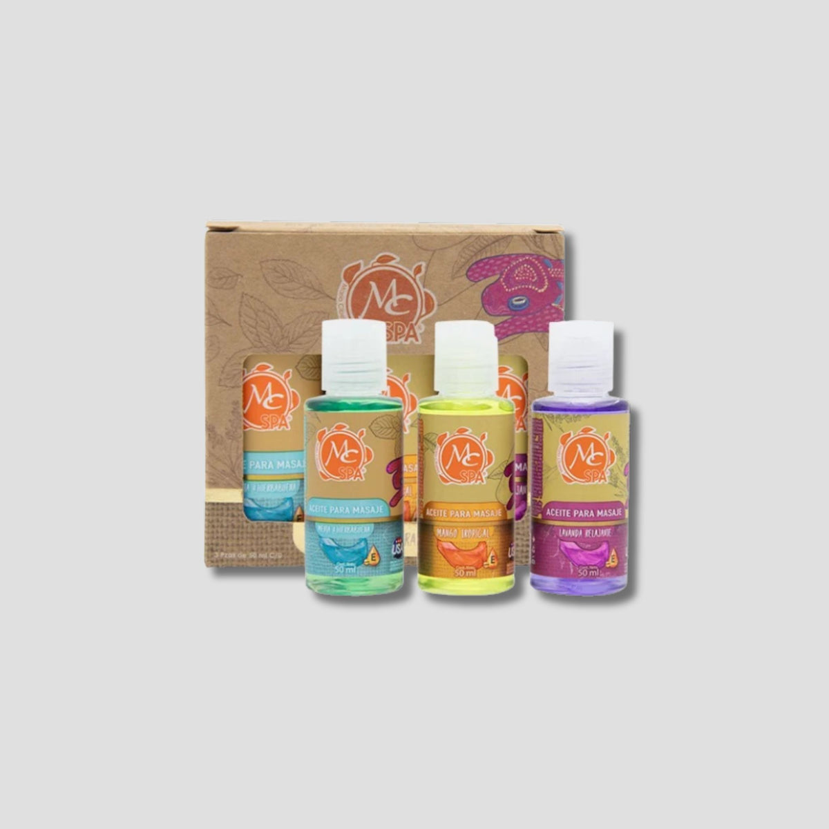MC SPA KIT DE ACEITES PARA MASAJES 3PZS