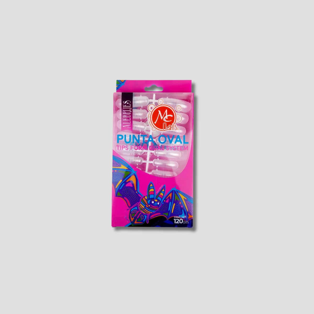 MC NAILS TIPS FORM DUAL SYSTEM PUNTA OVA