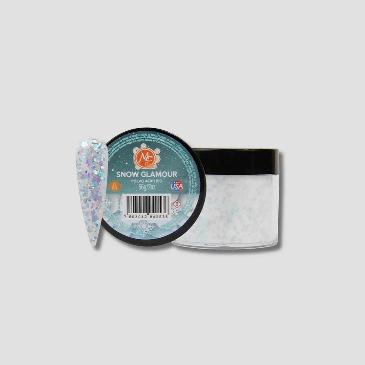MC NAILS POLVO ACRILICO 2OZ