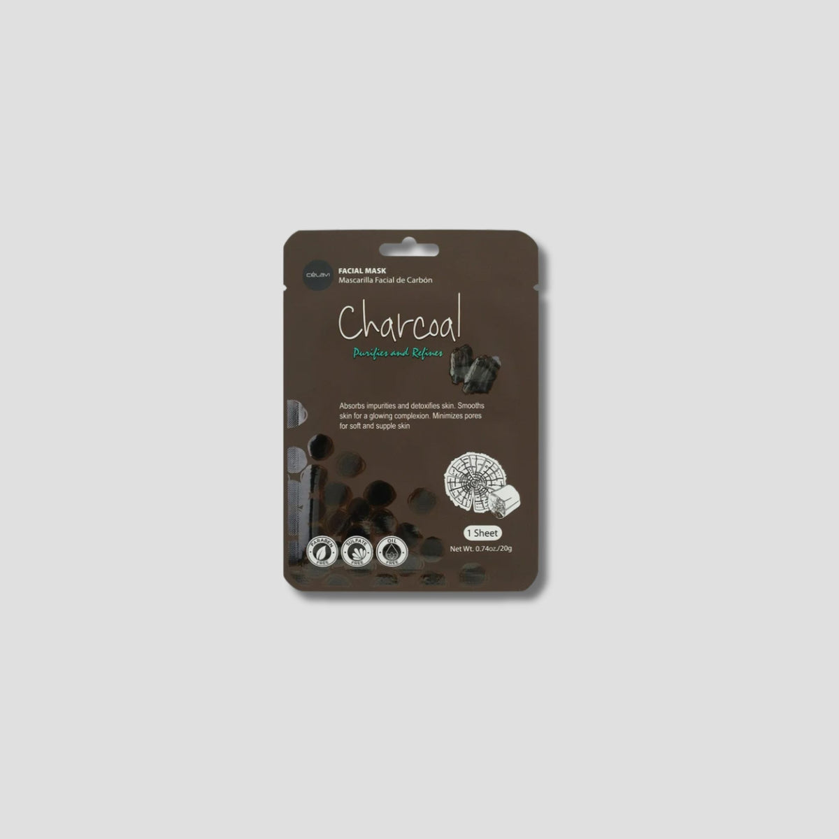 MK011 CELAVI MASCARILLA FACIAL MASKPACK CHARCOAL
