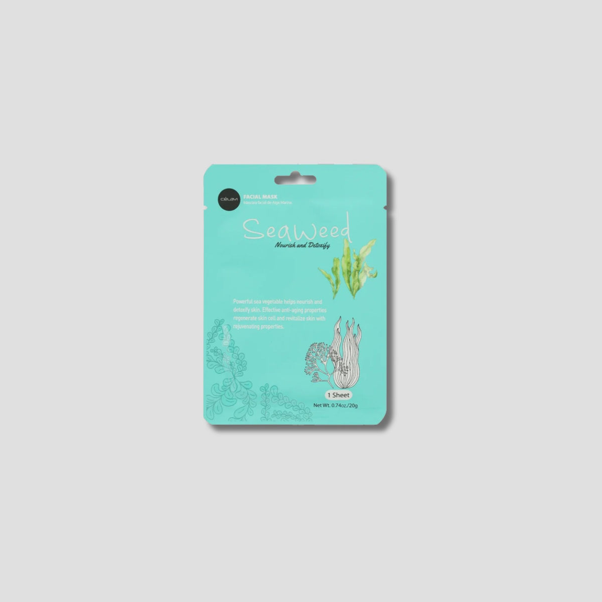 MK018 CELAVI MASCARILLA FACIAL MASKPACK SEAWEED
