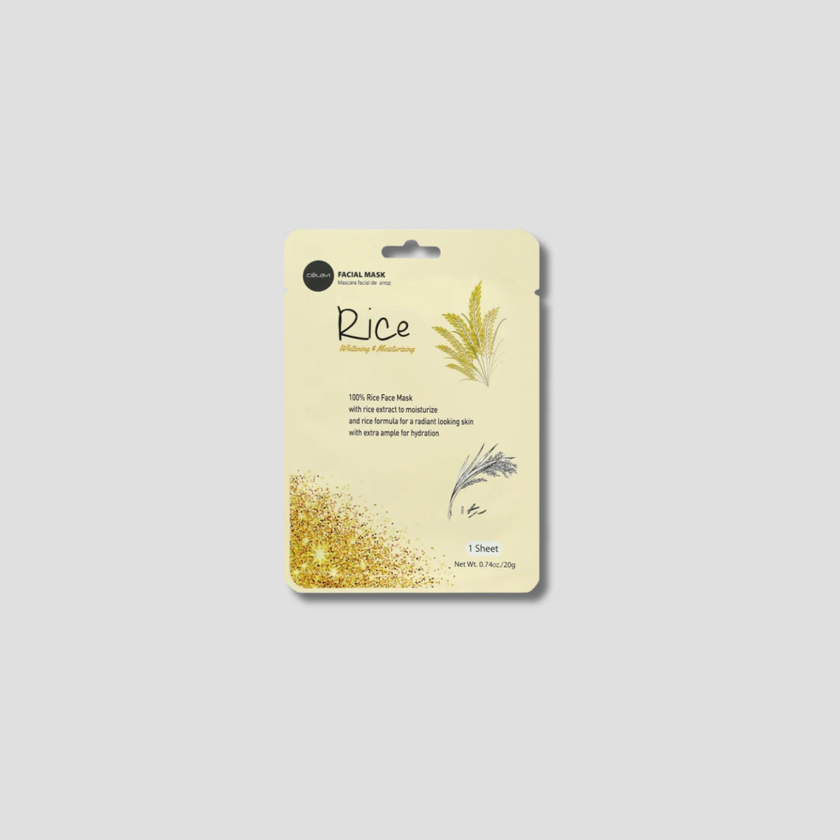 MK019 CELAVI MASCARILLA FACIAL MASKPACK RICE