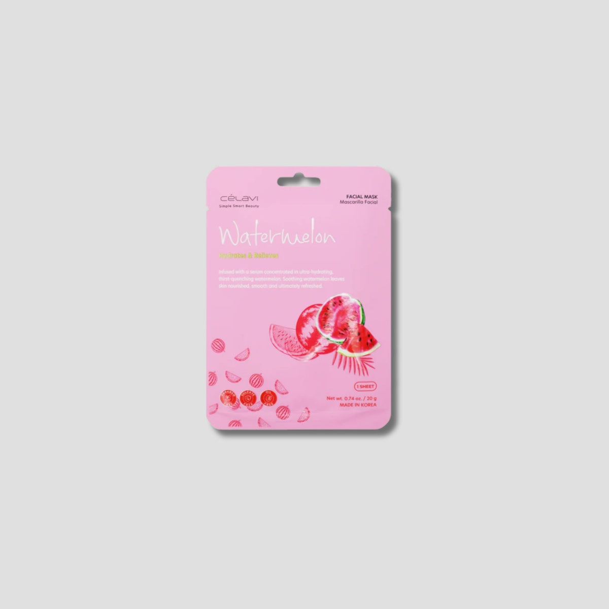 MK028 CELAVI MASCARILLA FACIAL MASKPACK WATERMELON