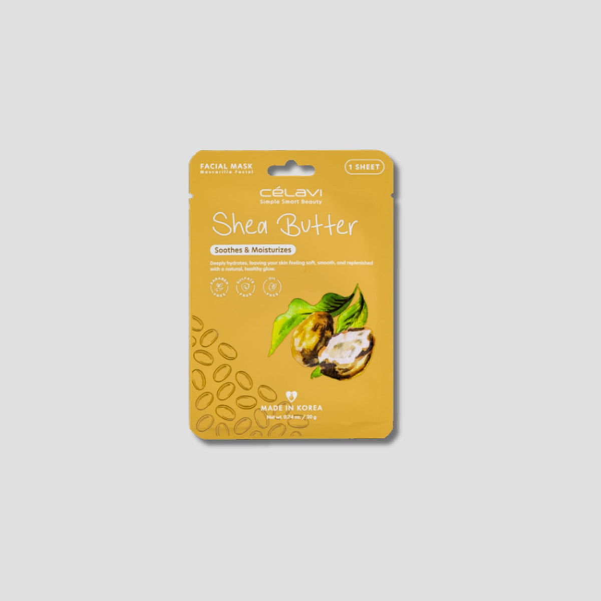 MK034 CELAVI MASCARILLA FACIAL MASKPACK SHEA BUTTER