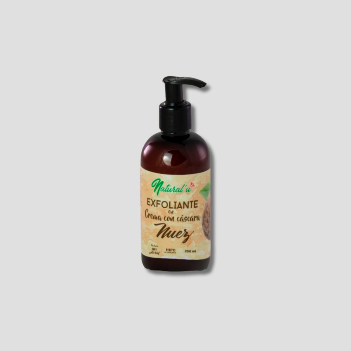 NATURAL"U EXFOLIANTE EN CREMA CON CASCARA DE NUEZ