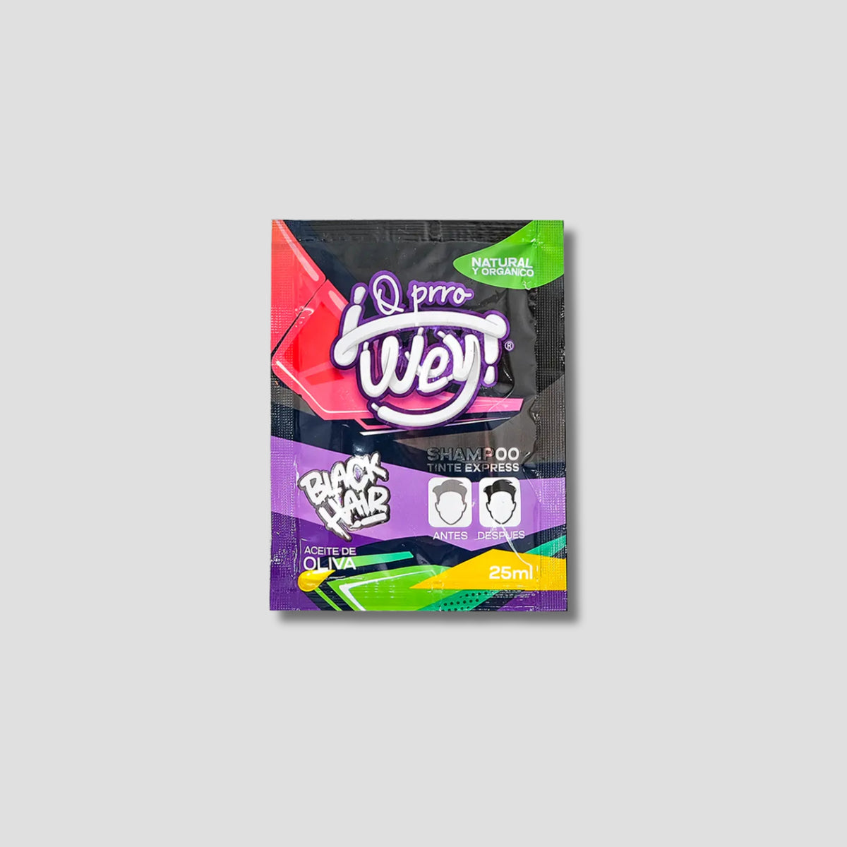 Q PRRO WEY SOBRE DE SHAMPOO TINTE EXPRESS NEGRO 1 PIEZA