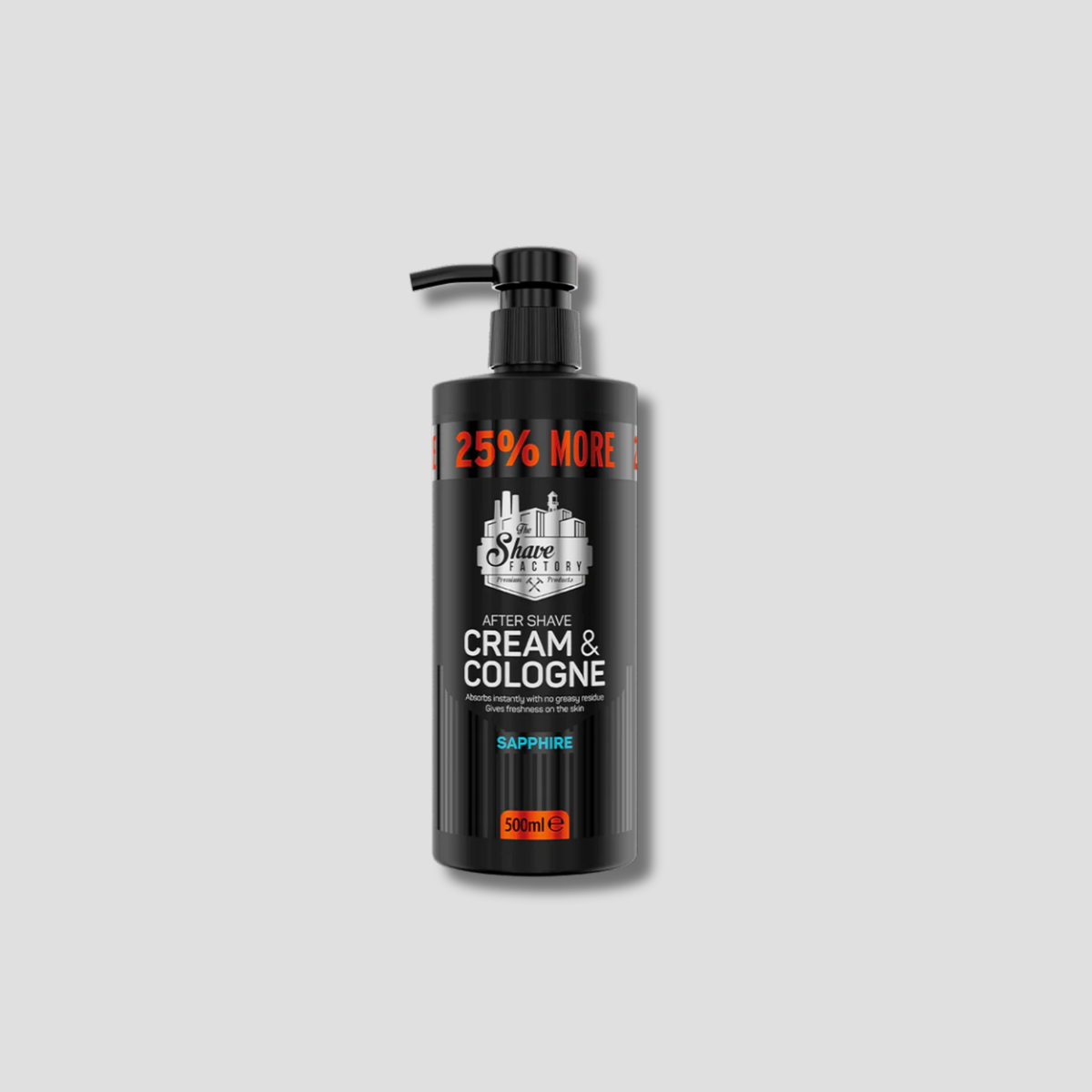 SHAVE FACTORY AFTER SHAVE CREAM & COLOGNE SAPPHIRE