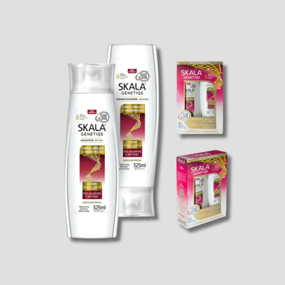 SKALA GENETIQS SHAMPOO + 1 ACONDICIONADOR