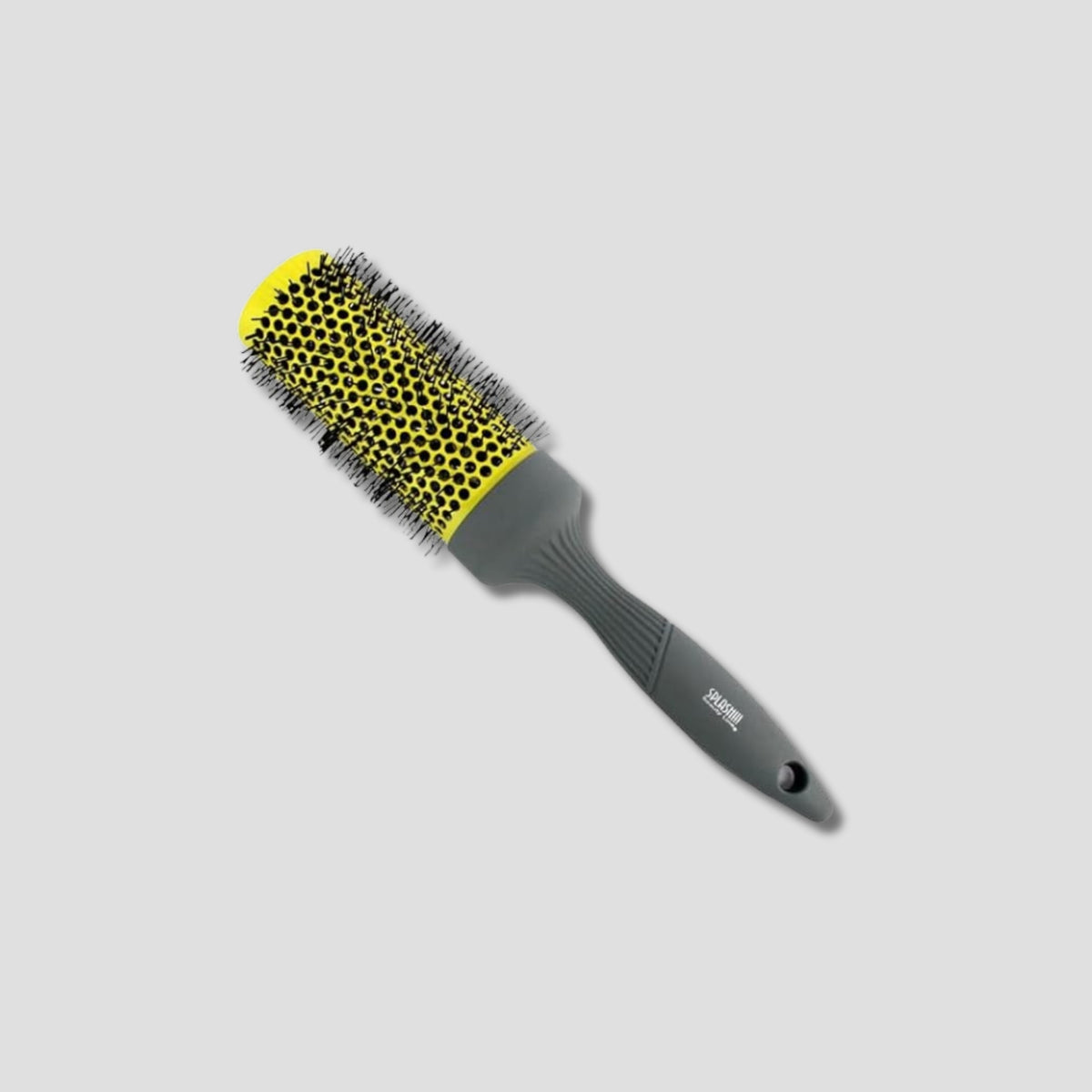 SPLASH CEPILLO REDONDO CERAMICA AMARILLO CON GRIS 44MM 1266
