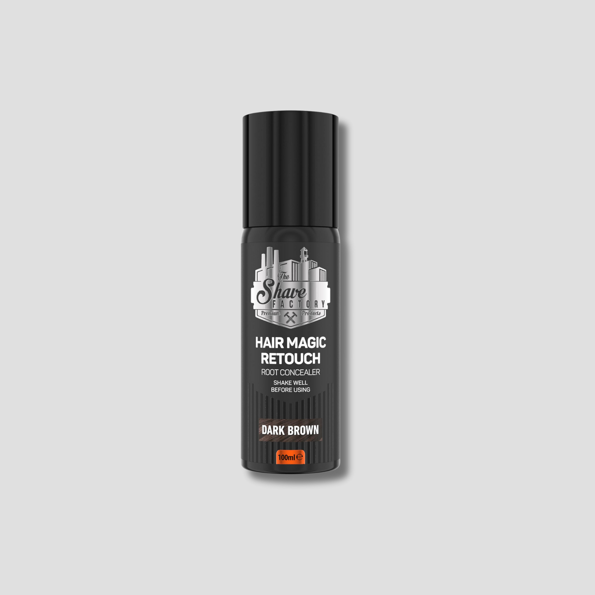 THE SHAVE FACTORY SPRAY RETOCADOR DARK BROWN