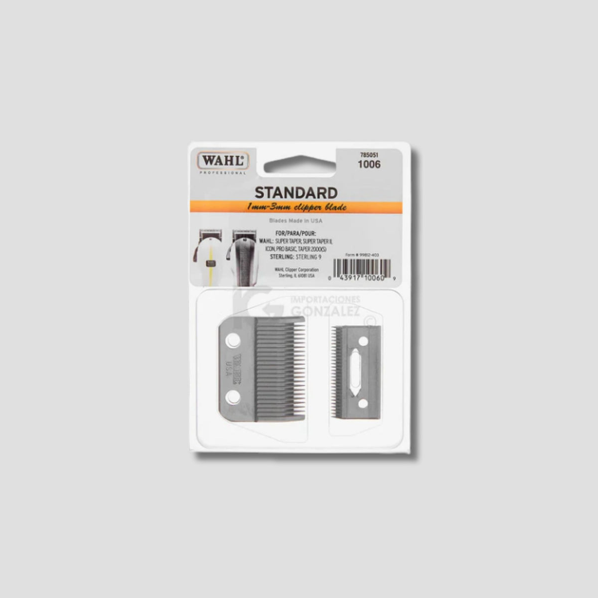 WAHL NAVAJA PARA MAQUINA 2 HOYOS K-1006
